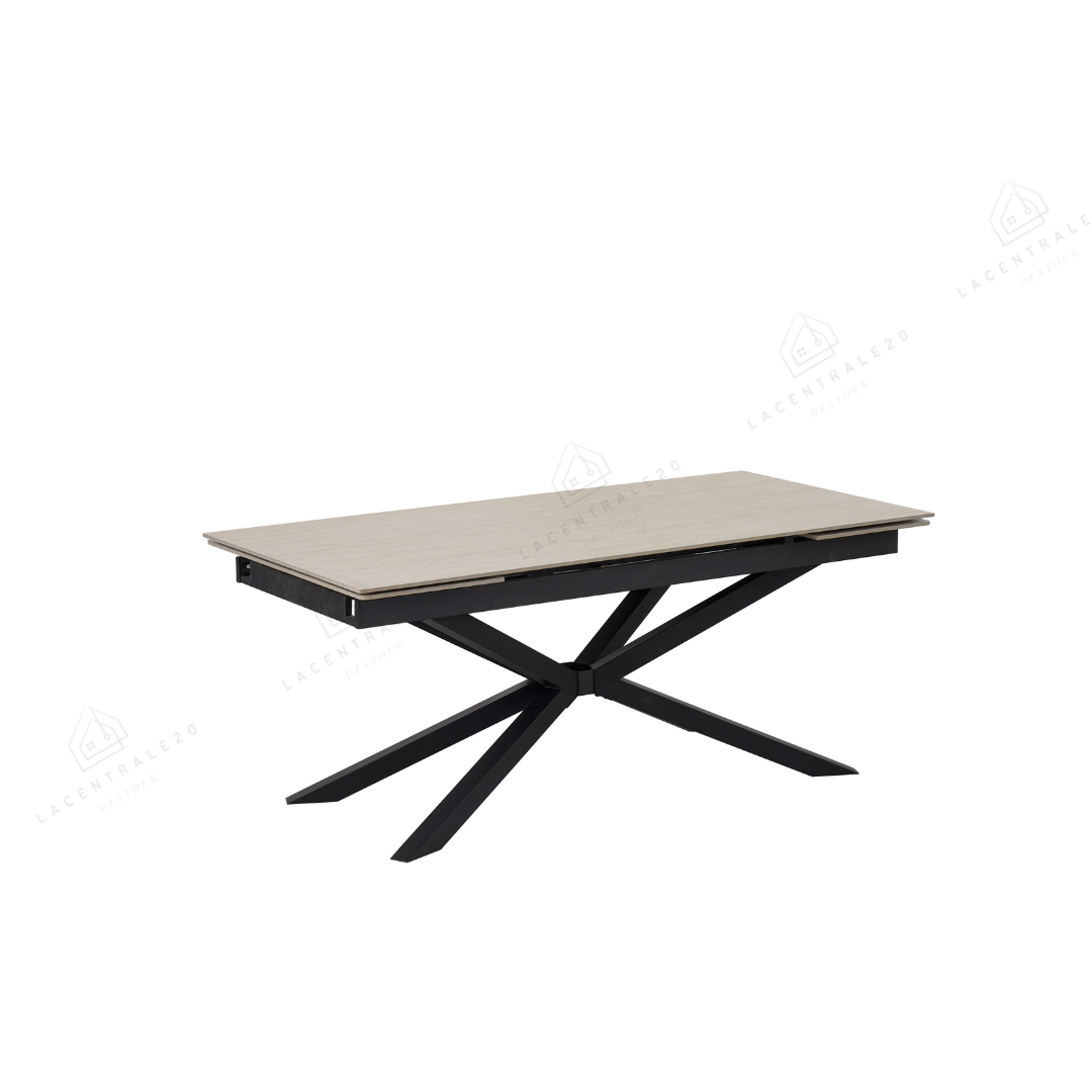 Table à Manger Extensible Travertin