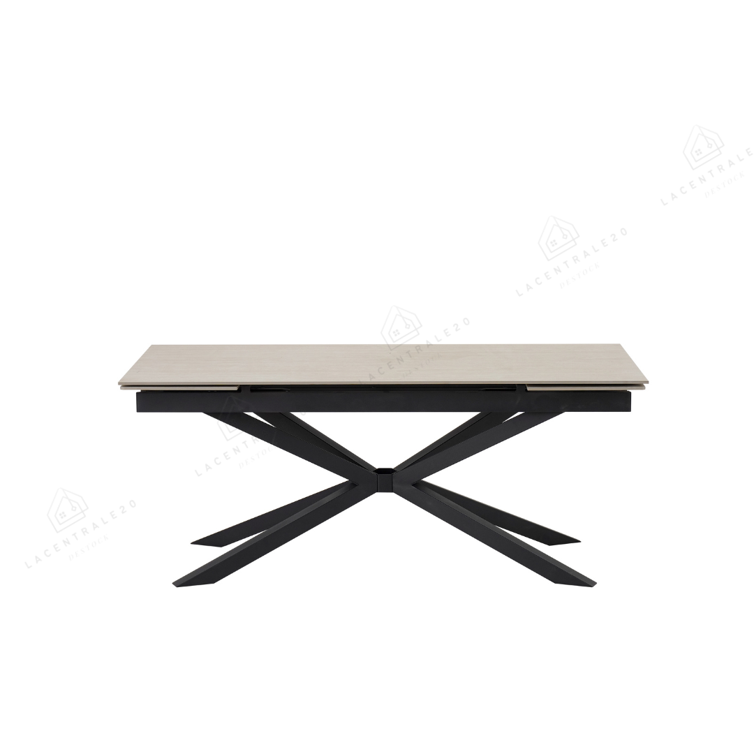 Table à Manger Extensible Travertin
