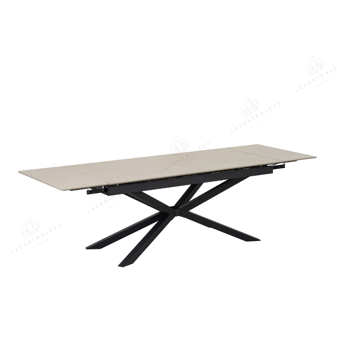 Table à Manger Extensible Travertin