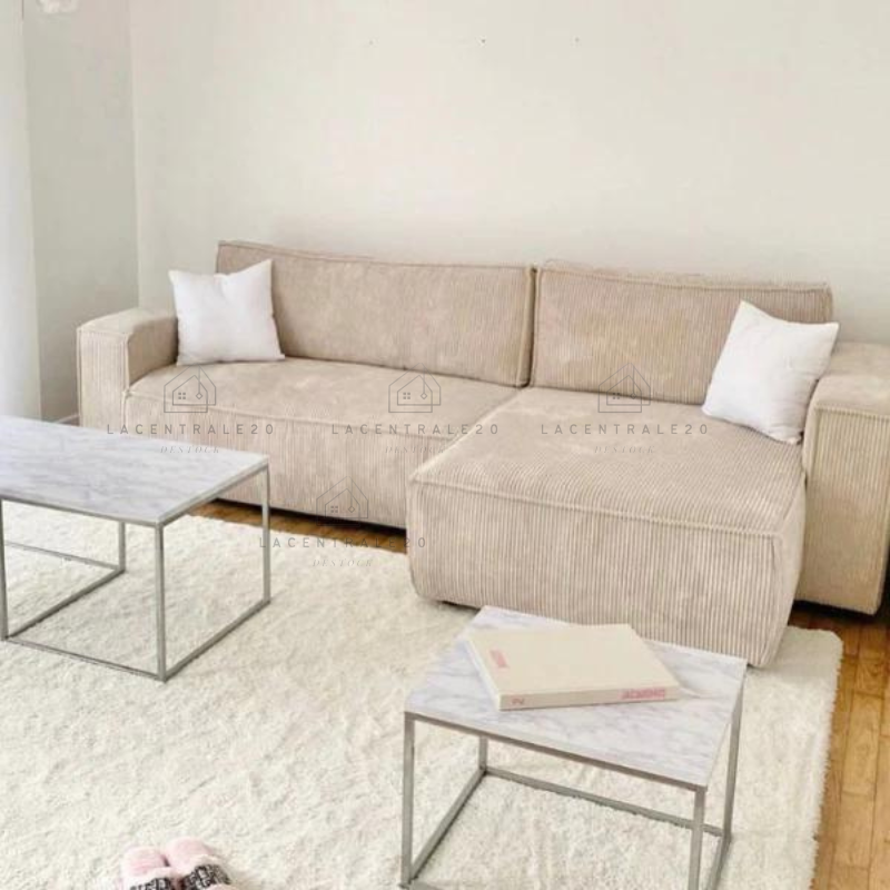 Canapés Smart XL Convertible Avec Coffre De Rangement + Angle Réversible