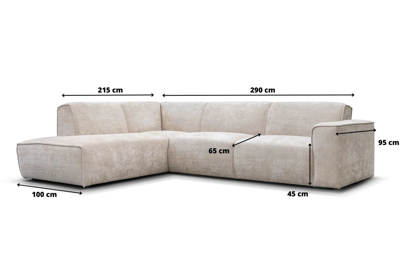 Canapé angle Coco Marbella