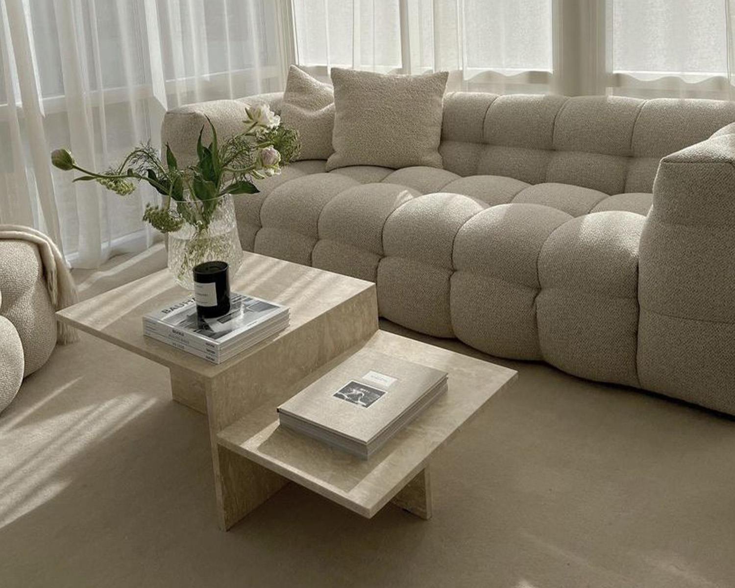 Table basse Travertin Ege