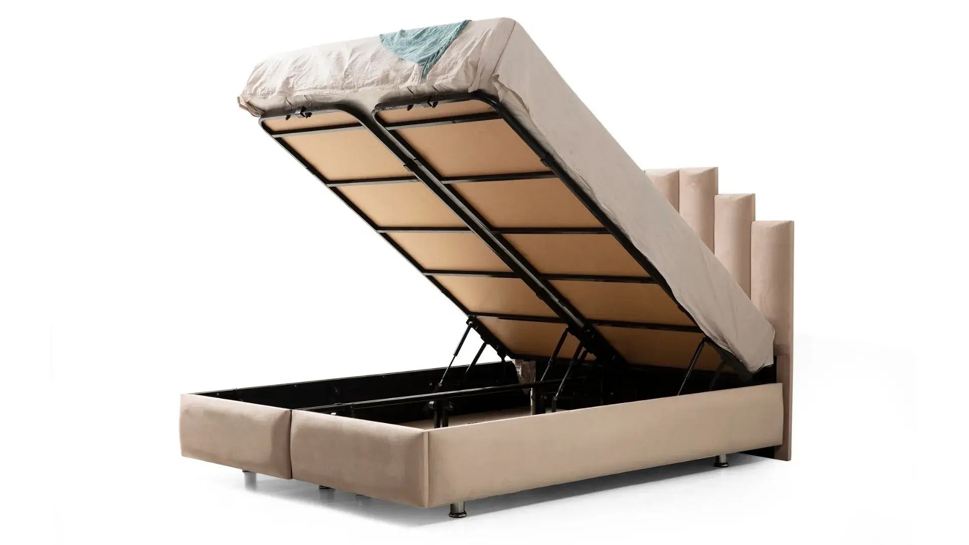 Lit Coffre Natura Beige