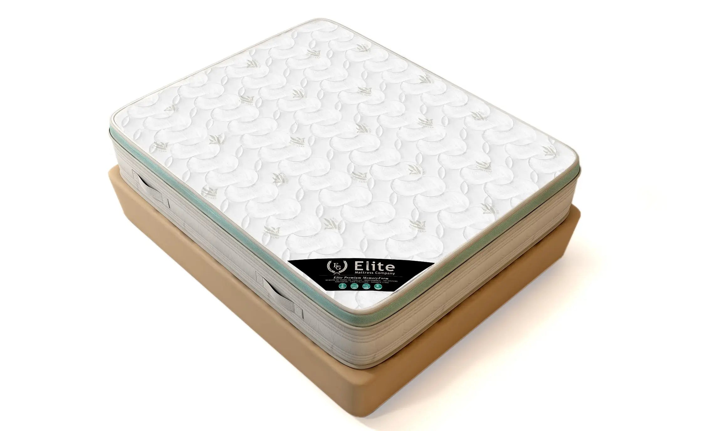 Matelas Elite Memoire de Forme 27cm d'Epaisseur Aloe Vera
