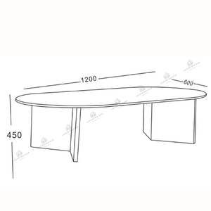 Table Basse - Effet Noyer - Page