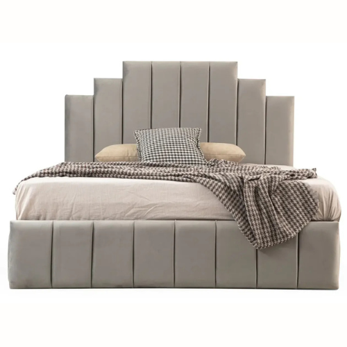 Cadre de lit - Gris - Natura