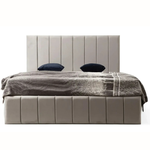 Cadre de lit - Gris - Polo