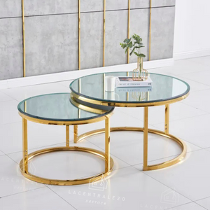 Table basse - En verre - Gigogne