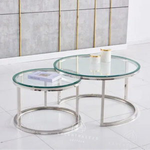 Table basse - En verre - Gigogne