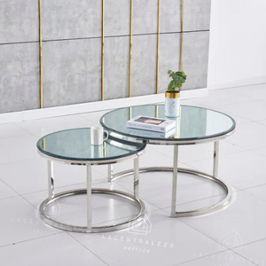 Table basse - En verre - Gigogne
