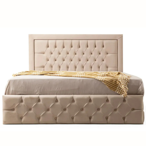 Cadre de lit - Beige - Roma