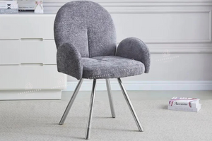 Chaise salle à manger - Tissu velours – Pied métal ( noir / chromé / or )- Lot de 2 / 4 /6 – Mimi