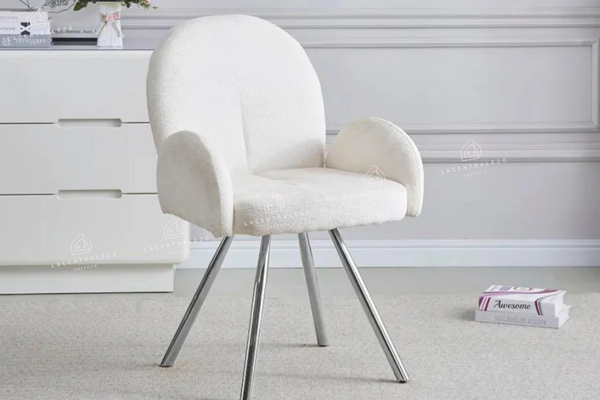 Chaise salle à manger - Tissu velours – Pied métal ( noir / chromé / or )- Lot de 2 / 4 /6 – Mimi