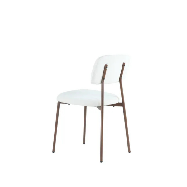 Chaises salle à manger  – Pieds effet noyer – Lots de 2/4/6 – Azra