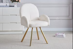 Chaise salle à manger - Tissu velours – Pied métal ( noir / chromé / or )- Lot de 2 / 4 /6 – Mimi