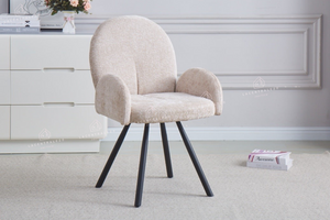 Chaise salle à manger - Tissu velours – Pied métal ( noir / chromé / or )- Lot de 2 / 4 /6 – Mimi