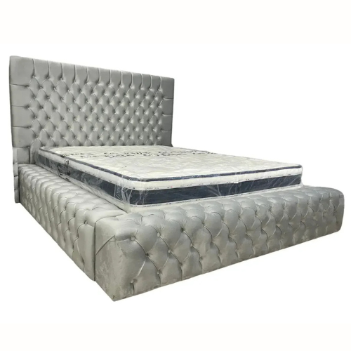 Cadre de lit - Gris - Royal