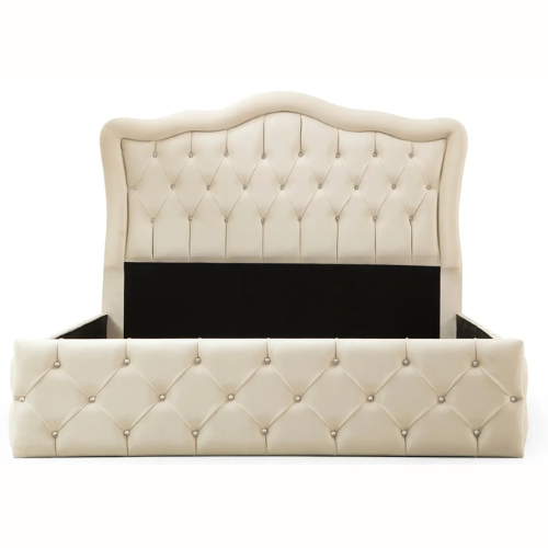 Cadre de lit - Blanc cassé - Venise