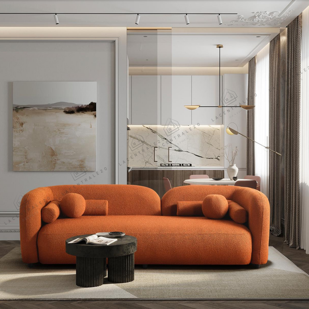 Canapé - Laine Bouclée ou Velours - Bodrum