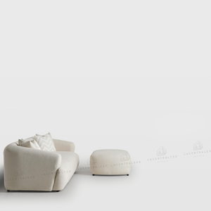 Canapé fixe - Tissu laine bouclée ou velours – Porto fixe