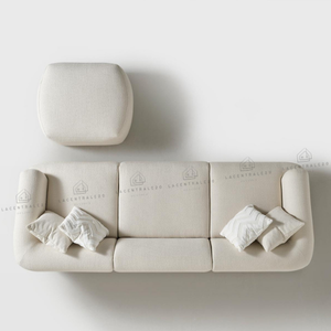 Canapé fixe - Tissu laine bouclée ou velours – Porto fixe