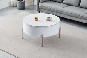 Table basse - Effet marbre - Relevable -  Lou