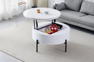 Table basse - Effet marbre - Relevable -  Lou