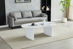 Table basse - Effet Travertin - Joséphine