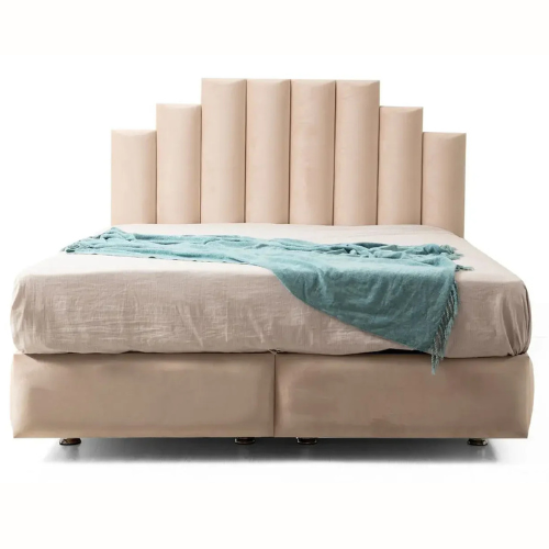 Lit coffre - Beige - Natura