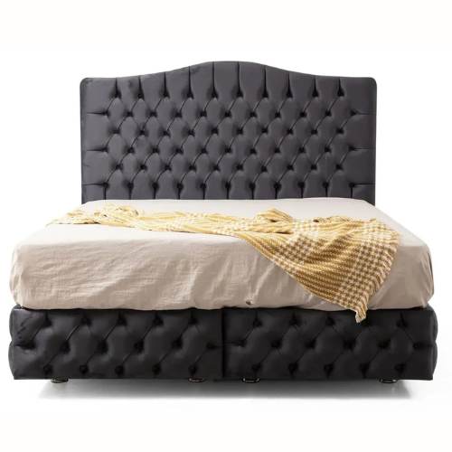 Lit Coffre - Anthracite - Paris