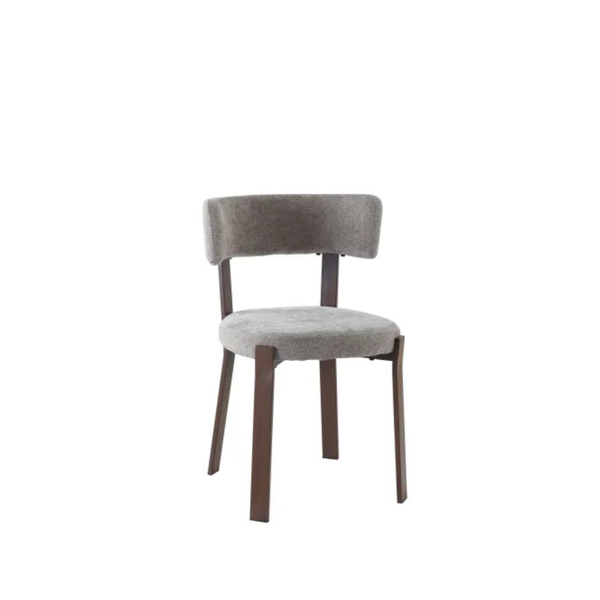 Chaises salle à manger  – Pieds effet noyer – Lots de 2/4/6 – Nordik