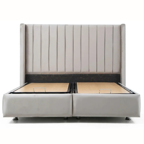 Lit Coffre - Gris - Tokyo