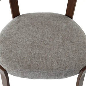 Chaises salle à manger  – Pieds effet noyer – Lots de 2/4/6 – Nordik
