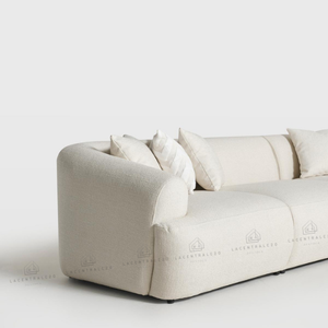 Canapé fixe - Tissu laine bouclée ou velours – Porto fixe