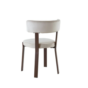 Chaises salle à manger  – Pieds effet noyer – Lots de 2/4/6 – Nordik