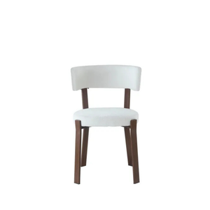 Chaises salle à manger  – Pieds effet noyer – Lots de 2/4/6 – Nordik