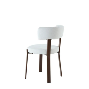 Chaises salle à manger  – Pieds effet noyer – Lots de 2/4/6 – Nordik