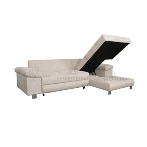 Canapé d’angle - Convertible avec coffre de rangement – 260x170 cm - Marseille