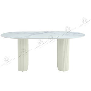 Table à Manger - Effet Travertin - Rox