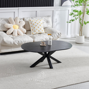 Table basse -Effet céramique et marbre - Ophélia