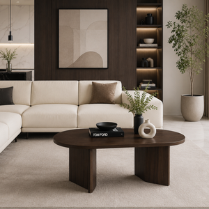 Table Basse - Effet Noyer - Page