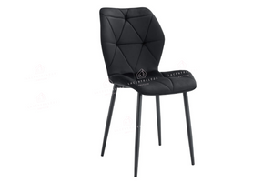 Chaise salle à manger – velours pied métal doré – Lot de 2 / 4 / 6 - Coquillage