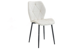 Chaise salle à manger – velours pied métal doré – Lot de 2 / 4 / 6 - Coquillage
