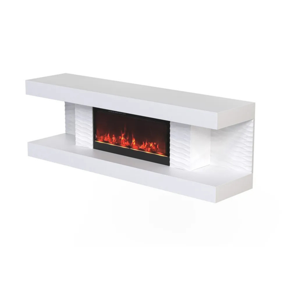Meuble TV Cheminée Katty - Chauffage électrique