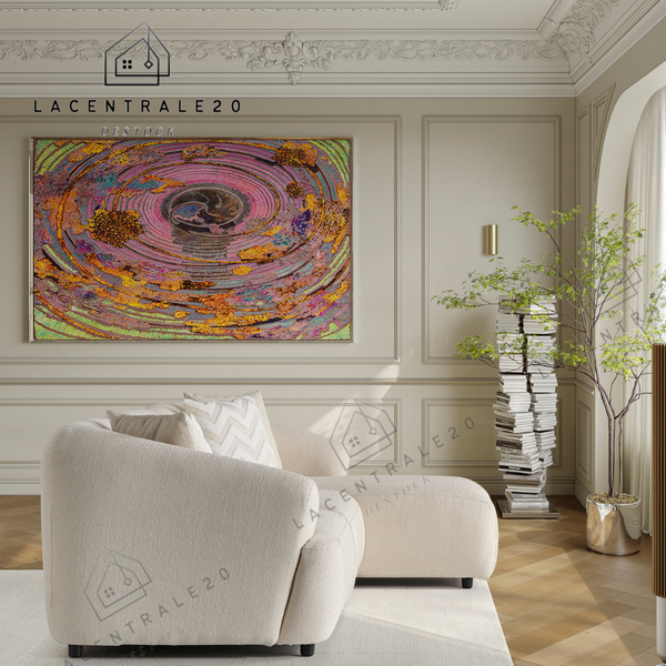 Canapé d’angle - Tissu velours ou laine bouclée - Porto