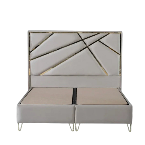 Lit coffre - Beige - Aynali