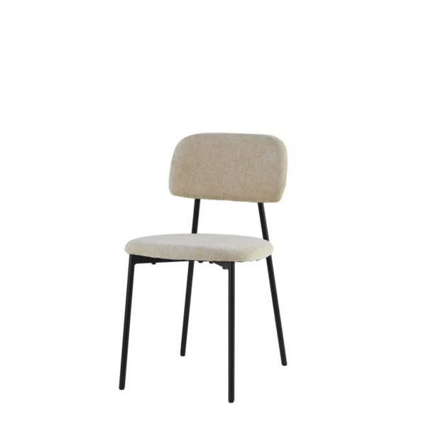 Chaises salle à manger  – Pieds effet noyer – Lots de 2/4/6 – Azra