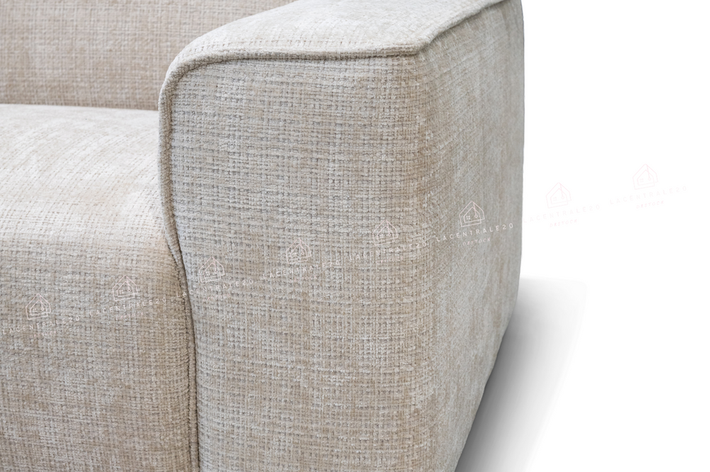 Canapé d’angle - Tissu Marbella - Coco