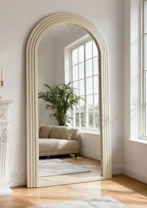 Miroir - Beige en Arc - Bali