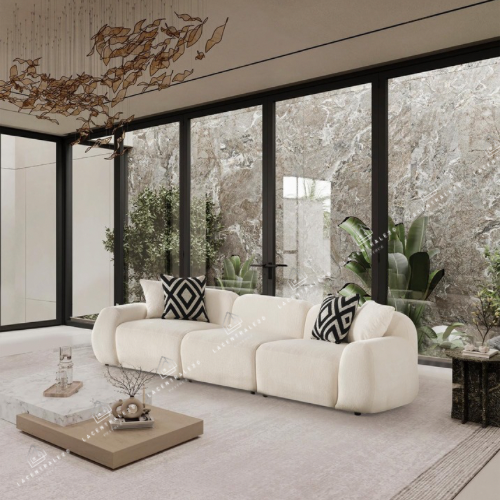 Canapé modulable - 3 places - Snow